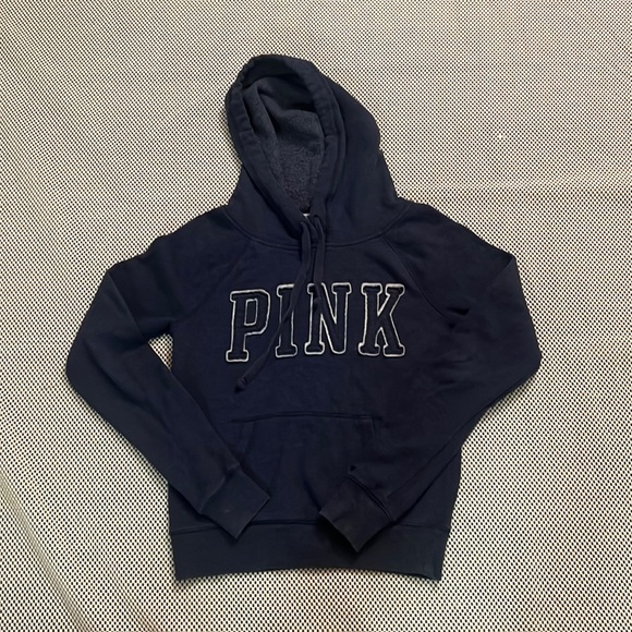 Victoria's Secret Pink Hoodie - Blue - Size XS - Cozy Vibes - Picture 1 of 4